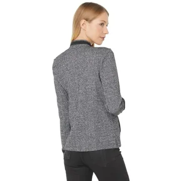 Tommy Hilfiger Band Jacket Marled Black Multi SM (US 4-6)