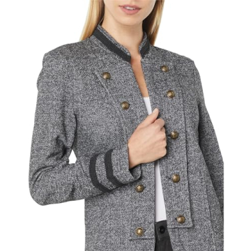 Tommy Hilfiger Band Jacket Marled Black Multi SM (US 4-6)