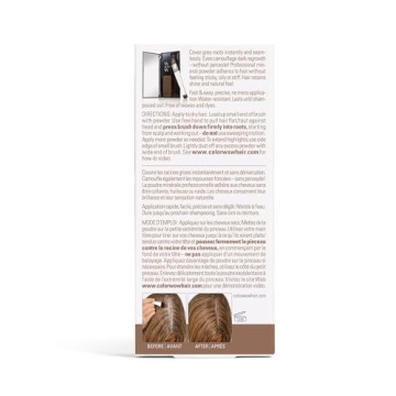 COLOR WOW Root Cover Up, Light Brown – Instant Grey Coverage and Temporary Touch-Up, Water and Sweat Resistant, No mess Award-Winning Formula