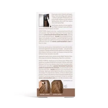 COLOR WOW Root Cover Up, Light Brown – Instant Grey Coverage and Temporary Touch-Up, Water and Sweat Resistant, No mess Award-Winning Formula