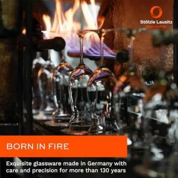 Stölzle Lausitz Stemless White Wine Glasses Set of 4 (Power). Dishwasher Safe Crystal Stemless Wine Glasses (12.75Floz). Durable Stemless Wine Glasses