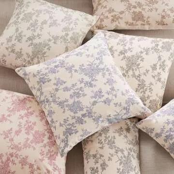 YZJZEDS 100% Cotton Farmhouse Pillow Covers Set of 2