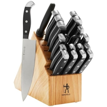 HENCKELS 20-Piece Knife Set for Culinary Excellence