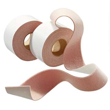 Health and Household Moleskin, 24-Hr Foot Relief, Foot Pain No More (2-Rolls)