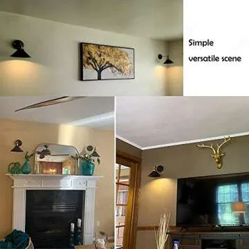 KAYYELAMP Wireless Vintage Wall Sconce - Remote Control & Stylish