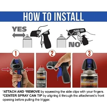 Ergonomic Spray Can Trigger Handles - Comfort & Control