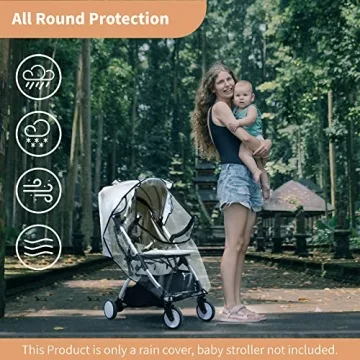Bemece Universal Stroller Rain Cover for All Weather