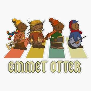 Emmett Otter Christmas Band Sticker - Vibrant Vinyl Decor