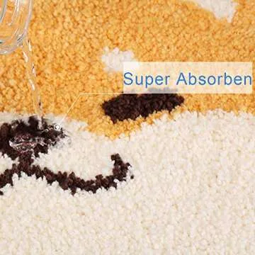 Cute Shaggy Bath Mat - Ultra Absorbent & Non-Slip Rug