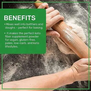 Jiva Organics Psyllium Husk Powder - Keto Friendly Fiber