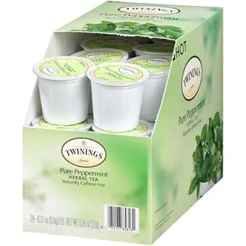 Twinings of London Pure Peppermint Tea K-Cups for Keurig®, 24 Count