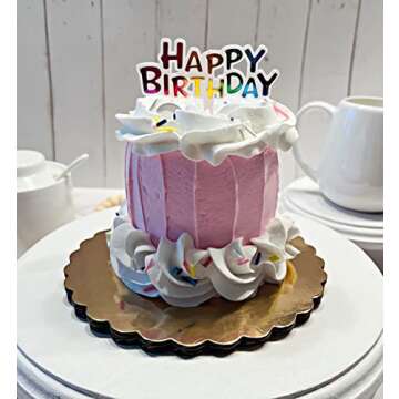 Dezicakes Fake Cake- Mini Cake Fake Food Artificial Cake- Cake Decor-Cake Decoration Cake Display- F...