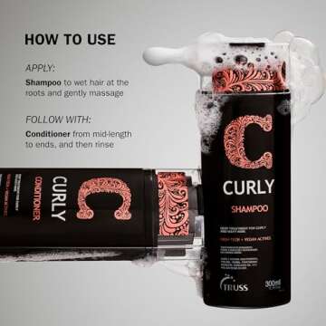 Truss Curly Shampoo for Defined Waves and Frizz Control