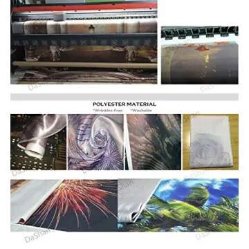 DASHAN 6x4ft Polyester Photography Backdrop for Events