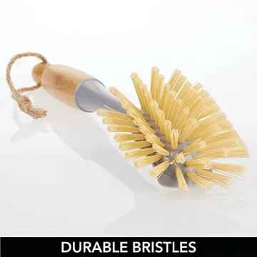Eco-Friendly Bamboo Cleaning Brushes Set of 3 for Home Use
