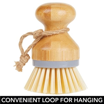 Eco-Friendly Bamboo Cleaning Brushes Set of 3 for Home Use