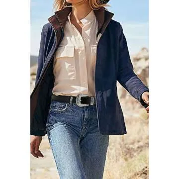 Black Belt Women - 1.1" CR Western Belts For Woman Leather Belts Cowboy Belt - Country Belts For Women with Vintage Buckle for Jeans