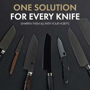 HORL 2 Walnut Rolling Knife Sharpener - Kitchen Knife Sharpener for Razor Sharp Edges Made in Germany - Easy Knife Sharpening Kit - Knife Sharpener Roller with Magnetic Holder with 15 & 20 Degrees