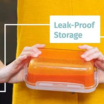 4-Pack 28oz Glass Food Storage Containers with Lids