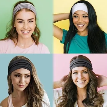 Stylish Women's Non-Slip Thick Headbands for Every Occasion