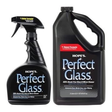 HOPE'S Perfect Glass Cleaner - Streak-Free and Safe