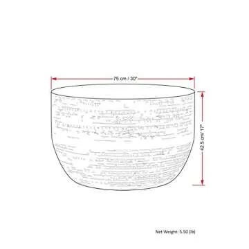 Stylish 30 Inch Metal Coffee Table in Antique Silver