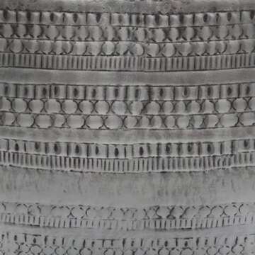 Stylish 30 Inch Metal Coffee Table in Antique Silver