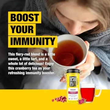 Tiesta Cranberry Hibiscus Rooibos Tea - 5oz Loose Leaf Blend