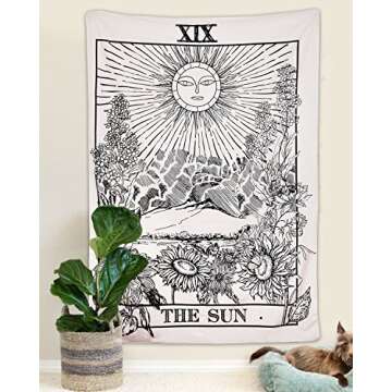 Enchanting BLEUM CADE Tarot Tapestry for Home Decor