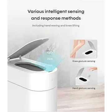 TOWNEW T3 Slim Automatic Touchless Trash Can with Self-Sealing