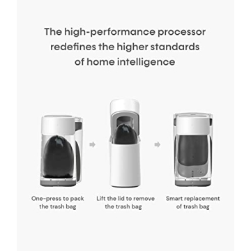 TOWNEW T3 Slim Automatic Touchless Trash Can with Self-Sealing