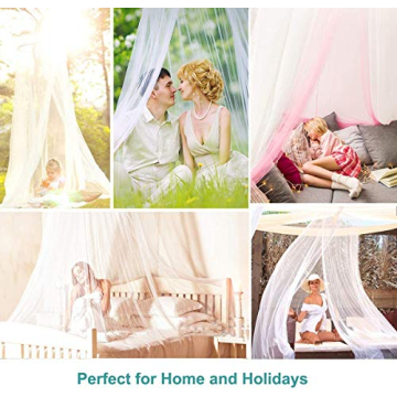 AIFUSI King Size Mosquito Net Breathable Elegant Bed Canopy