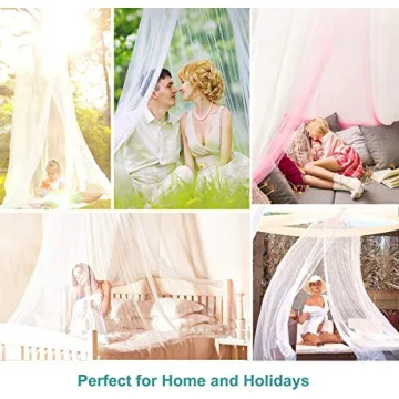 AIFUSI King Size Mosquito Net Breathable Elegant Bed Canopy