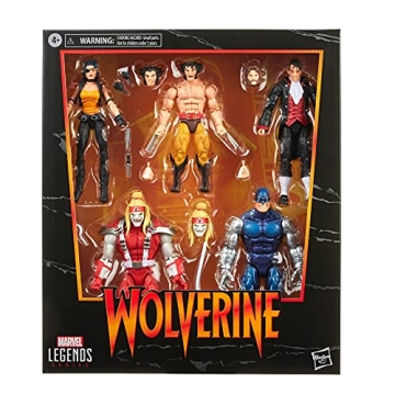 Marvel Legends Wolverine 5-Pack for Collectors and Kids