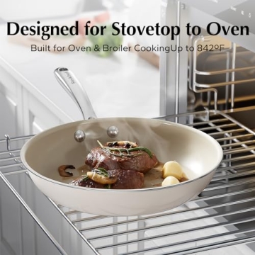 Redchef Ceramic Non-Stick Frying Pans Set for Healthy Cooking