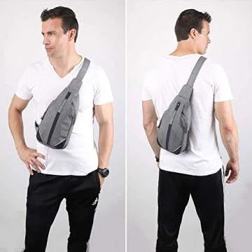 WATERFLY Anti Theft Mini Crossbody Sling Backpack