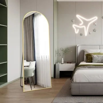 Stylish RACHMADES Full Body Mirror - 65" x 22" Elegant Design