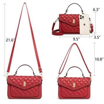 Stylish MBDFUT Crossbody Bags for Women - Quilted Elegance