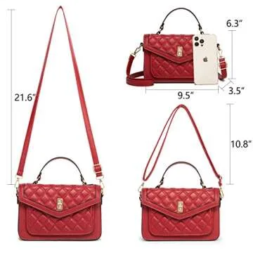 Stylish MBDFUT Crossbody Bags for Women - Quilted Elegance