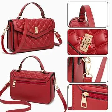 Stylish MBDFUT Crossbody Bags for Women - Quilted Elegance
