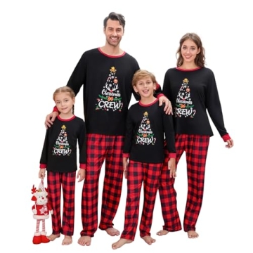 Urkutoba Matching Family Christmas Pajamas Sets - Perfect Holiday PJs for All