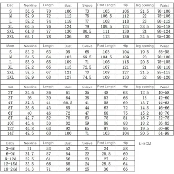 Matching Family Christmas Pajamas Sets for Everyone