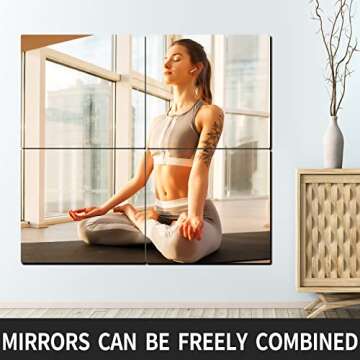 Unbreakable Acrylic Shatterproof Mirror for Home Gym use