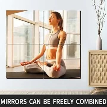 Unbreakable Acrylic Shatterproof Mirror for Home Gym use