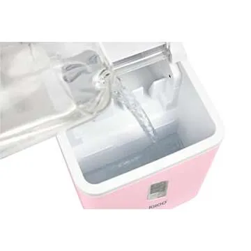 Igloo Automatic Ice Maker, Self- Cleaning, Countertop Size, 26 Pounds in 24 Hours, 9 Large or Small Ice Cubes in 7 Minutes, LED Control Panel, Scoop Included, Perfect for Water Bottles, Mixed Drinks