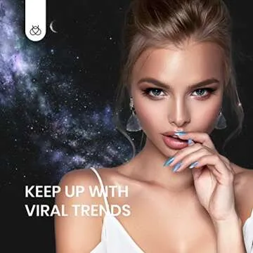 Beetles 6 Colors Holographic Glitter Cat Eye Spring Gel Nail Polish Kit with Magnet Romantic Galaxy Series Soak Off Uv Led Gel Nail Polish Set Home Diy Manicure Nail Salon Varnish Nail Art