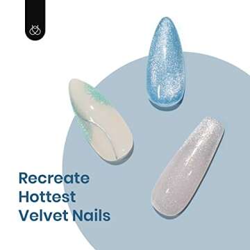 Beetles 6 Colors Holographic Glitter Cat Eye Spring Gel Nail Polish Kit with Magnet Romantic Galaxy Series Soak Off Uv Led Gel Nail Polish Set Home Diy Manicure Nail Salon Varnish Nail Art