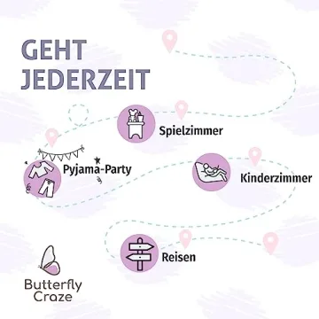 Butterfly Craze Kids Floor Pillow Lounger - Cozy Comfort