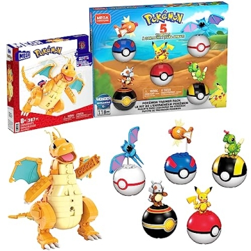 MEGA Pokémon Building Set with Dragonite and Poké Balls