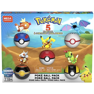 MEGA Pokémon Building Set with Dragonite and Poké Balls